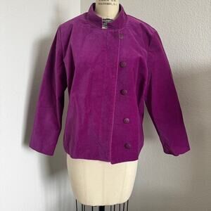 Isaac Mizrahi for Target | Vintage Velvet Jacket w/ Stand Collar size XL